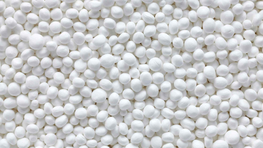 photo of styrofoam closeup